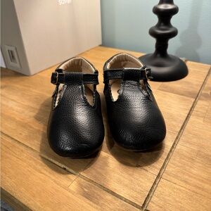 Elegant Black Kids Dress Shoes
